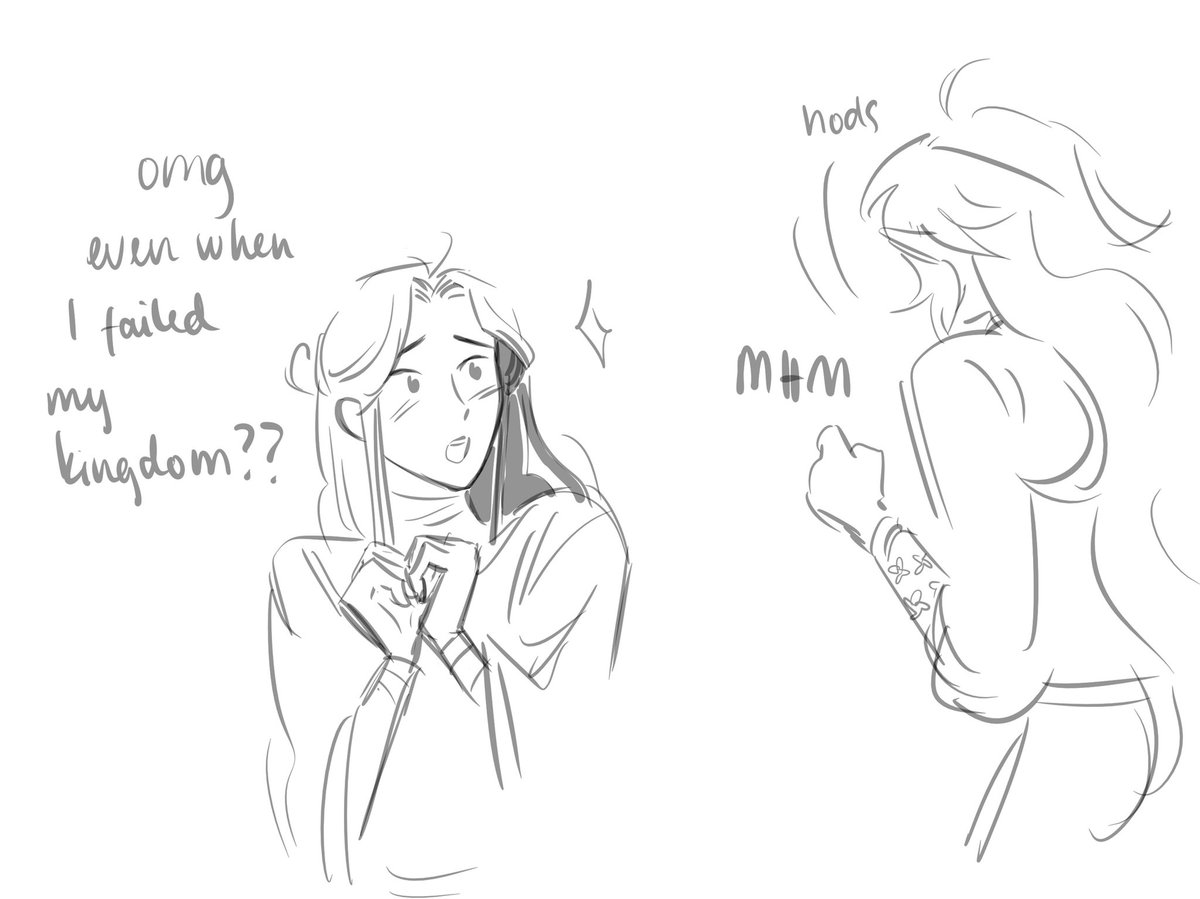 pigeonsuffers's tweet photo. (SPOILERS FOR UHH ALL THE BOOKS) my fave aspect of the climax in book 5,, just xie lian having all these things he thinks hua cheng is going to stop loving him for and hc just goes “BABE I WAS THERE!!!!!! ALL ALONG I’VE BEEN RIGHT THERE NEXT TO YOU” #tgcf #hualian https://t.co/Ouj5WszOC5