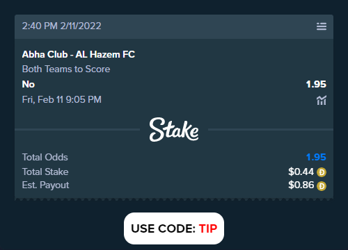 Abha Club - AL Hazem FC

Bet slip link: stake.com/sports/home?ii…

#AbhaClub #ALHazemFC #polkadot #dot #NFL