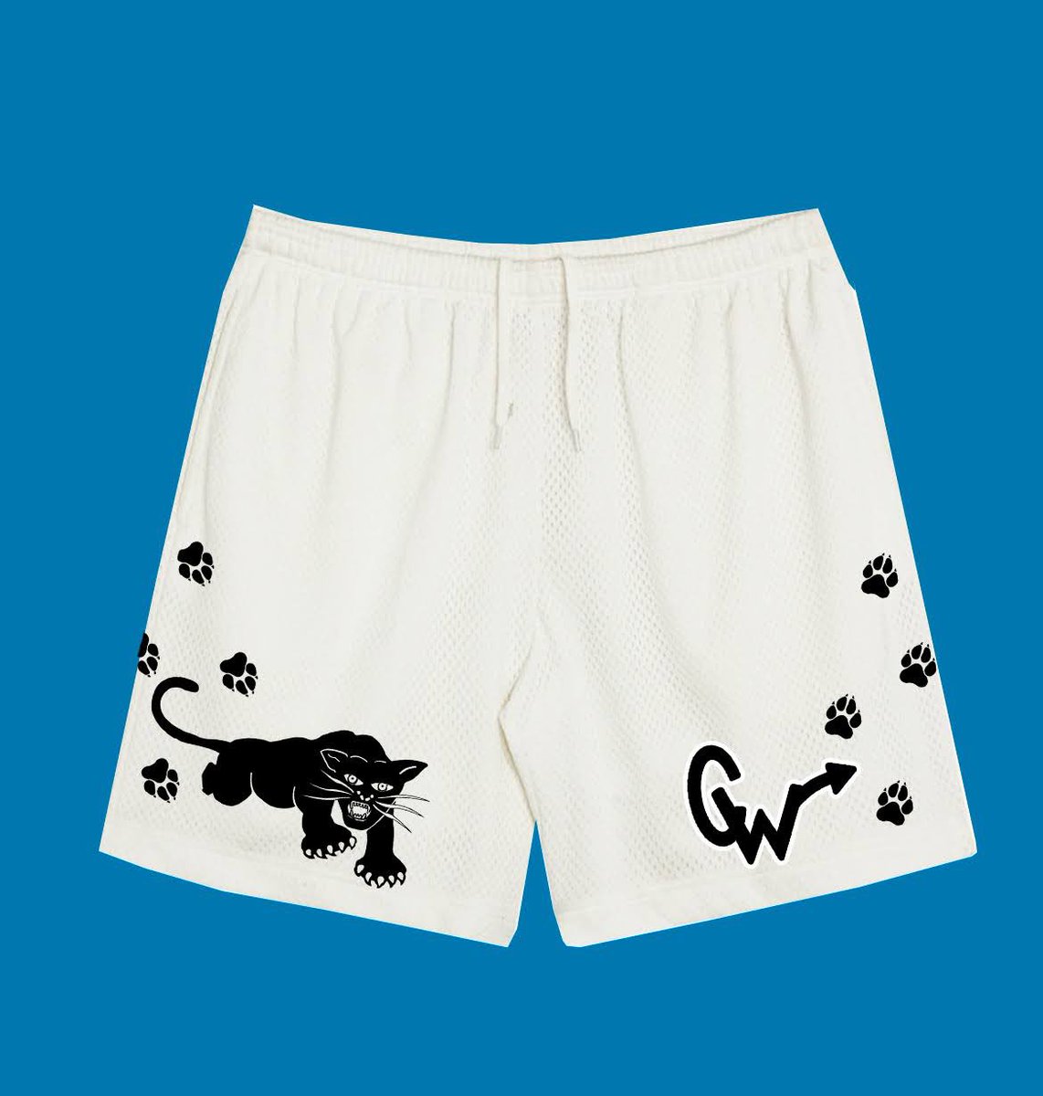 In honor of BHM i made these Black panther party x Creativ Way shorts dropping this sunday🤞🏾🐾🖤  pls retweet to help out mean da world🙏🏾