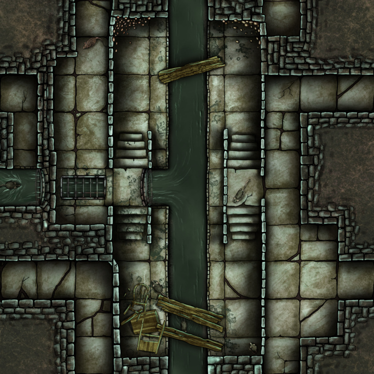 InkwellIdeas's tweet photo. Here's another new #DungeonMorph sewer preview by @AlyssaFadenMaps! This shows the detail she puts into here maps! Go here to be notified on launch: https://t.co/5U78d5Sq1l
#mapmaking #dndmap https://t.co/laWDLzkXyD