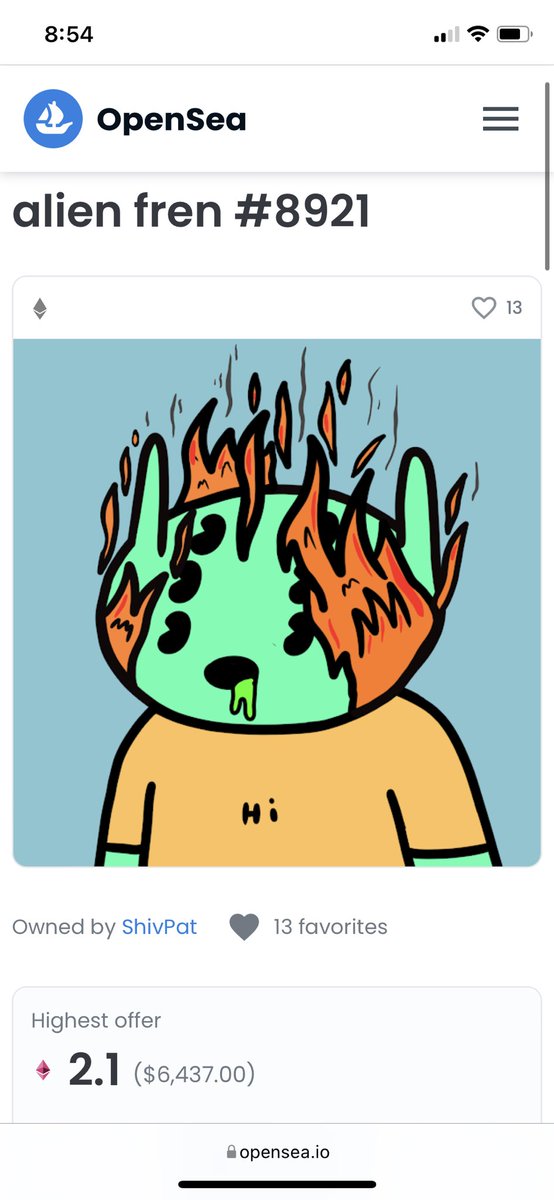 alien fren #8921 👽 <a href="/ShivPat_/">Shivam Patel</a> I think we get ☝🏽more