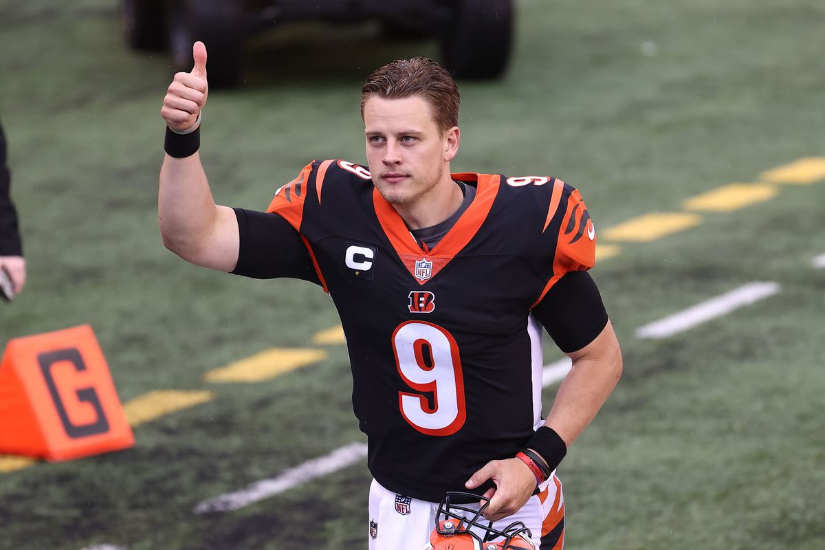 rubeydoob's tweet photo. "I've got 99 problems, but Joe is the one!" 

SB LVI score prediction: 

L.A. Rams 23
Bengals  27

 #Bengals #SBLVI
#Rams
@espn @FOXSports @CBSSports 
@HardgeKnocks @TheHornATX @Bengals @RamsNFL https://t.co/n8EmTzyonH