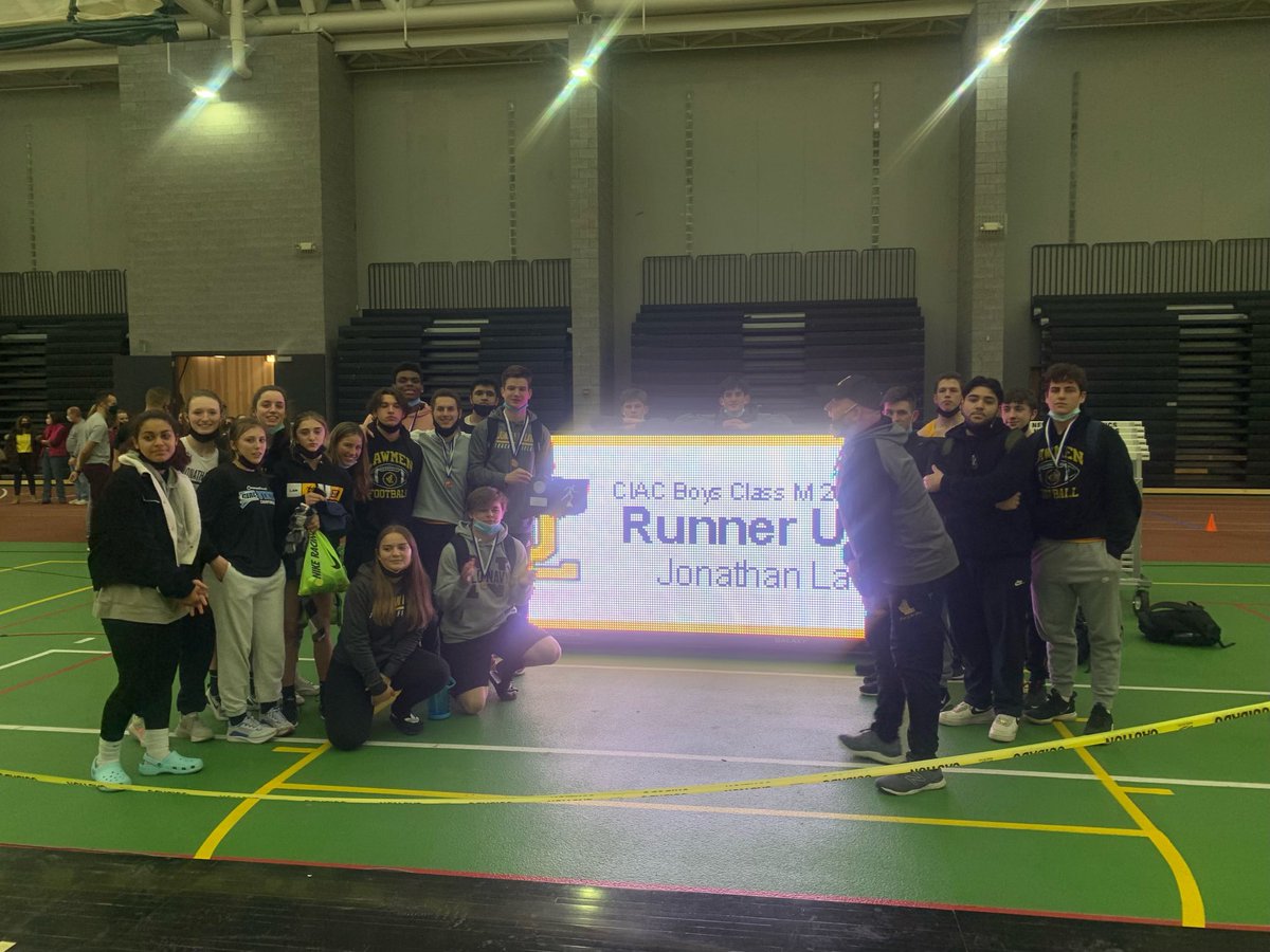 JLHSAthletics's tweet photo. Congratulations to our Boys Indoor Track team on their 2nd place finish at today’s @ciacsports Class M Championship!!! https://t.co/kWk8QBlV4M