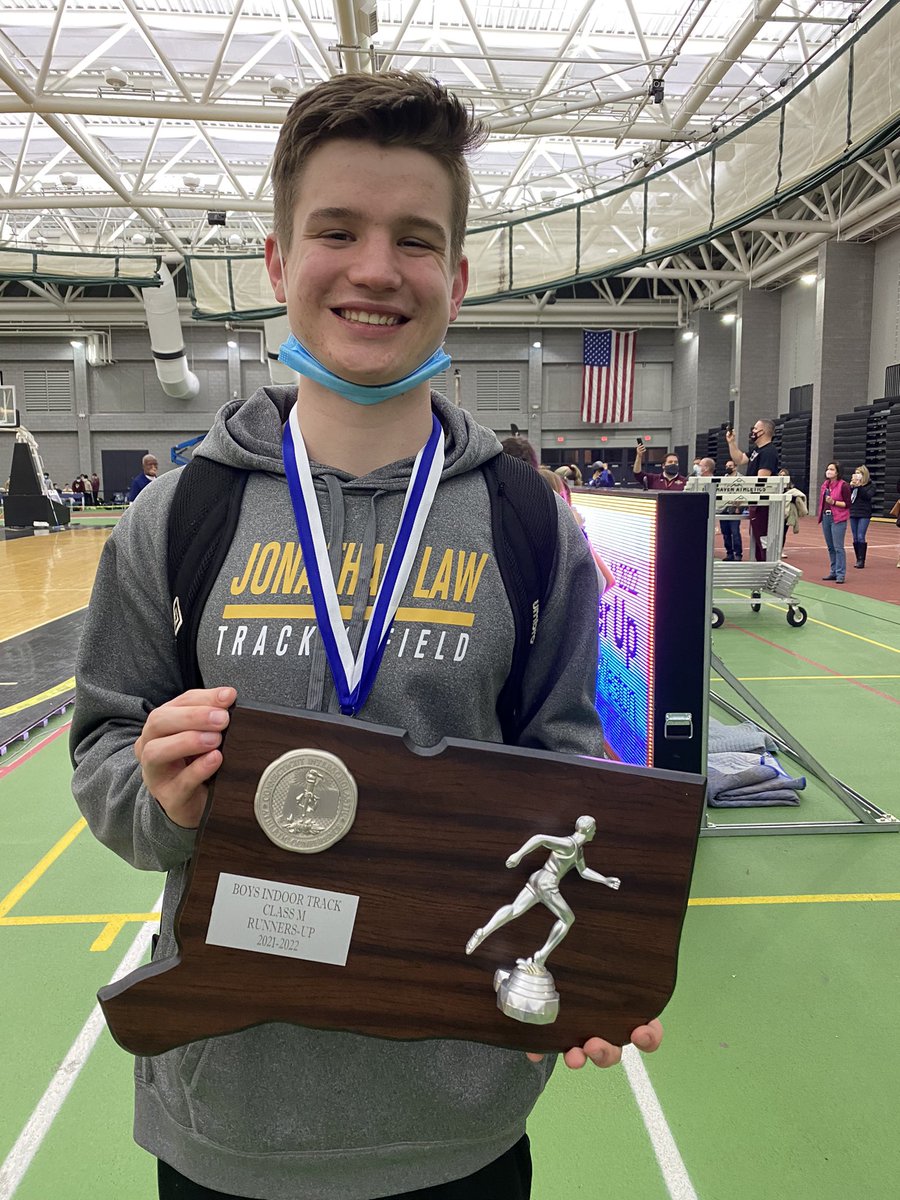 JLHSAthletics's tweet photo. Congratulations to our Boys Indoor Track team on their 2nd place finish at today’s @ciacsports Class M Championship!!! https://t.co/kWk8QBlV4M
