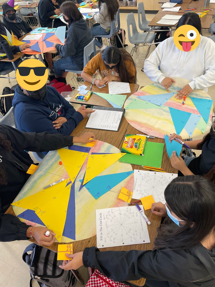 mckeemath's tweet image. Building unit circles out of special right triangles in IM3/Precalc! #iteachmath #MTBoS