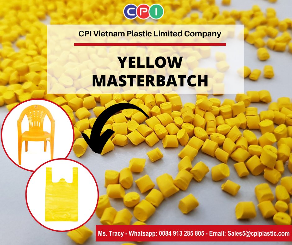 namthaisongroup's tweet photo. 💛💛YELLOW MASTERBATCH IN YOUR AREA!!! 👇👇
👍High concentration pigment
👍Excellent dispersion
👍Beautiful coloring
🟡Application: PE blowing film, table, chair, woven bag, shopping bags....
🟡Dosage: 1-4%
Welcome for your inquiries from now!
#cpiplastic #fillermasterbatch https://t.co/Hz0J0OLXsS