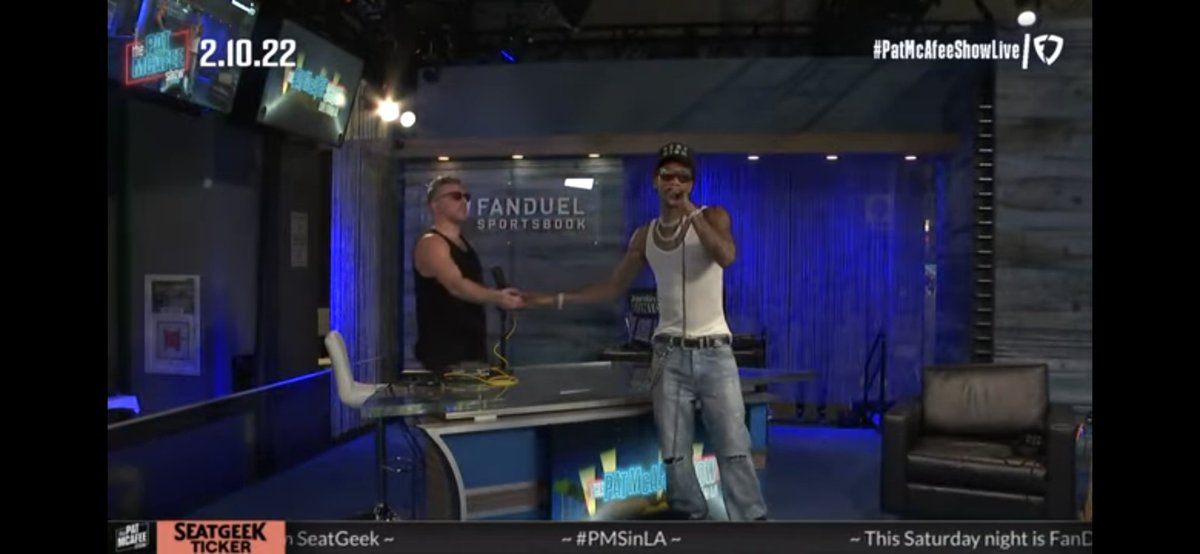 TheDabHatter's tweet photo. Tonight we witnessed history on The @PatMcAfeeShow with a @wizkhalifa performance!!!

I'm still in awe of how this show has morphed into the power hause it is today!

#ThisShow
#PMSinLA
#ForTheBrand https://t.co/sDAqnAhGse
