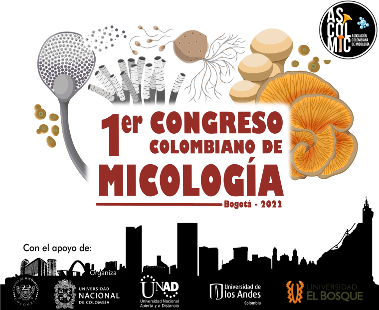 ASCOLMicologia's tweet photo. Alisten sus trabajos tenemos el #congresocolombianomicologia el próximo 22 al 24 de Junio de 2022 en la @U_ElBosque con el apoyo de @FCienciasUNALco @UniversidadUNAD @MSAFungi @IMA_Mycology @MincienciasCo @ASCOLFIColombia https://t.co/cFDRHyAoWb