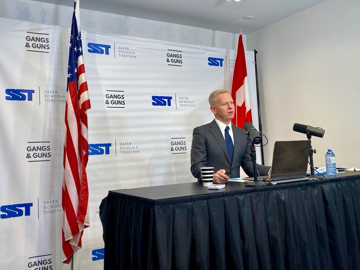 OddSquadProd's tweet photo. Great presentations today from the 14th annual ⁦@Safer_Schools⁩ Gangs and Guns conference at the OSP studios in Bby. Thanks to ⁦@BurnabyRCMP⁩ Supt De la Gorgendiere for welcome remarks &amp; all LE participating - all Provinces and 20 States here &amp; over 750 participants! https://t.co/BFUzrgKzoP