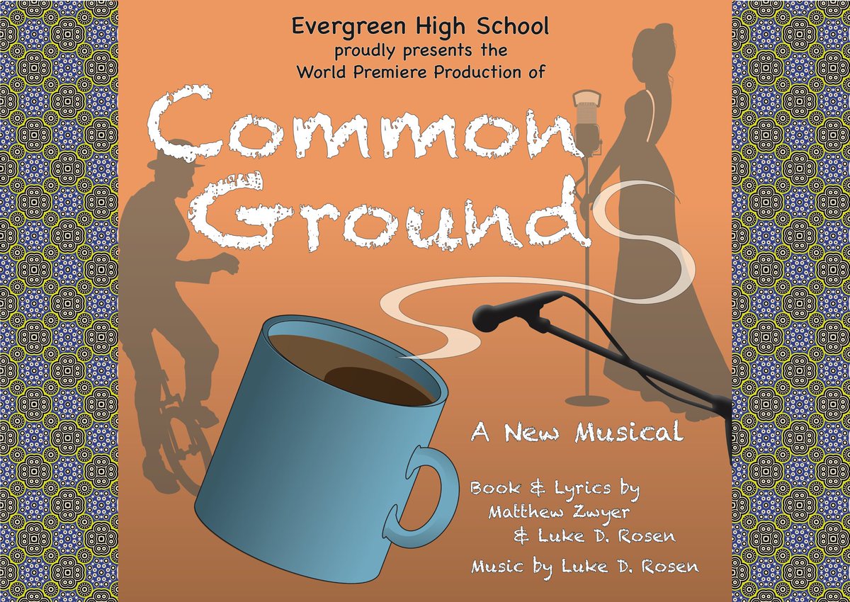 EVGVikingChoirs's tweet photo. Mark your calendars!  @evglocalschools Spring Musical “Common Grounds” will be April 8 (7 pm, 9 (7 pm), and 10 (2 pm), and it’s a world premiere written for Evergreen by Mr. Rosen (EVG) and Mr. Zwyer (Four Counties). Ticket info coming soon! https://t.co/dKHtDEAgLT