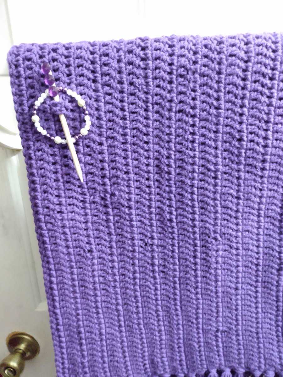 KayFisher2's tweet photo. Purple prayer shawl https://t.co/3rDsyNLPng