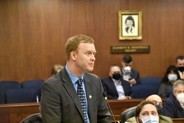 JuneauEmpire's tweet photo. An effort to take disciplinary action against Rep. David Eastman, R-Wasilla, seemed to lose steam Thursday, following a presentation about the far-right militia group the Oath Keepers. 
#akleg #akgov
 https://t.co/mOLXMcN9O6 https://t.co/XC59sGByab