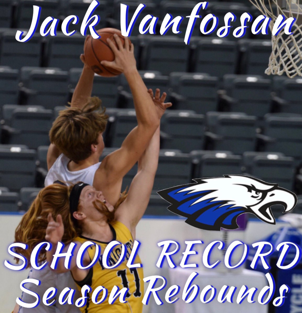 Underwood Boys Basketball (@theu_boys_hoops) on Twitter photo Congratulations to Jack Vanfossan for breaking the single season record for rebounds tonight in the win over MVAOCOU! The previous record was held by John Bracker 🦅<a href="/VanfossanJack/">jack vanfossan</a> Congratulations to Jack Vanfossan for breaking the single season record for rebounds tonight in the win over MVAOCOU! The previous record was held by John Bracker 🦅<a href="/VanfossanJack/">jack vanfossan</a>