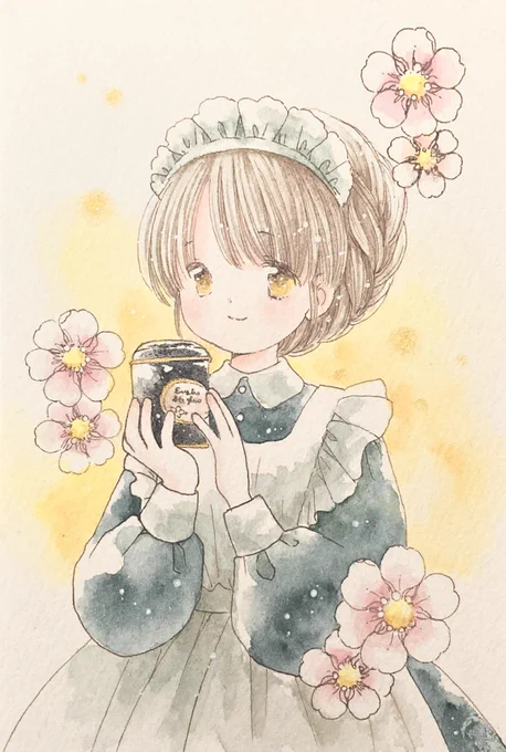 メイドさんドローイング😊 