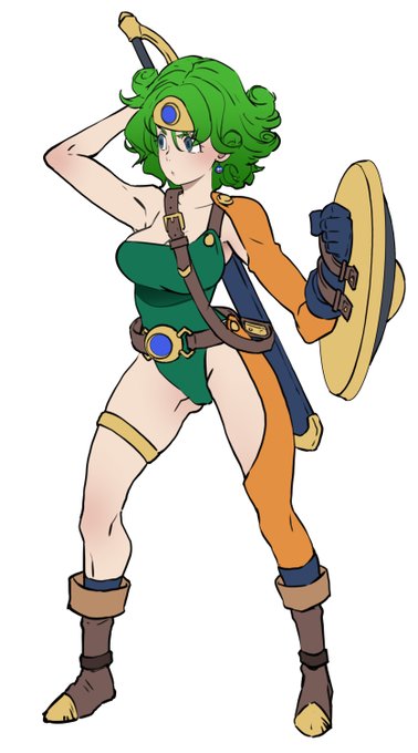 Ⅳの女勇者好き。でもまだゲームでアリーナ以上に行ったことが無い 