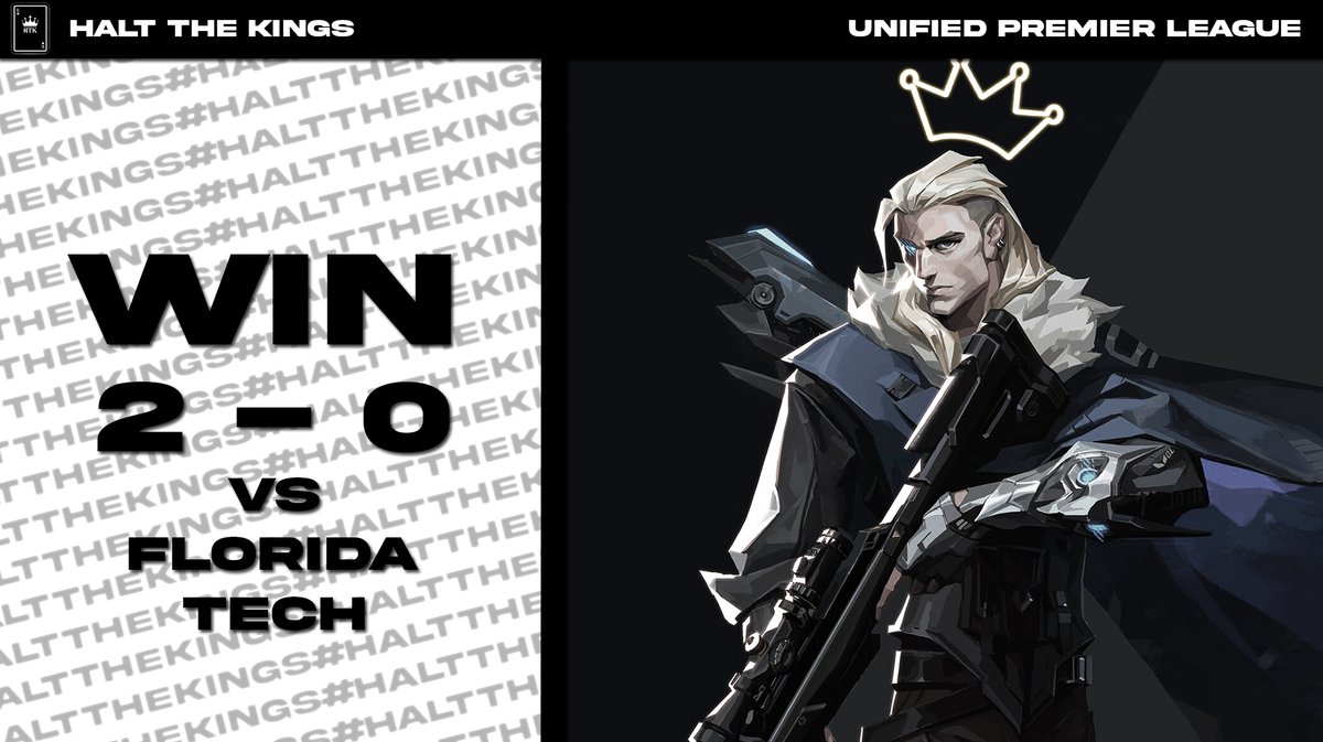 We continue our season in dominating fashion by taking the victory over <a href="/FLTechEsports/">Florida Tech Esports</a> in <a href="/UnifiedPremier/">Unified Premier</a> . 

#HaltTheKings