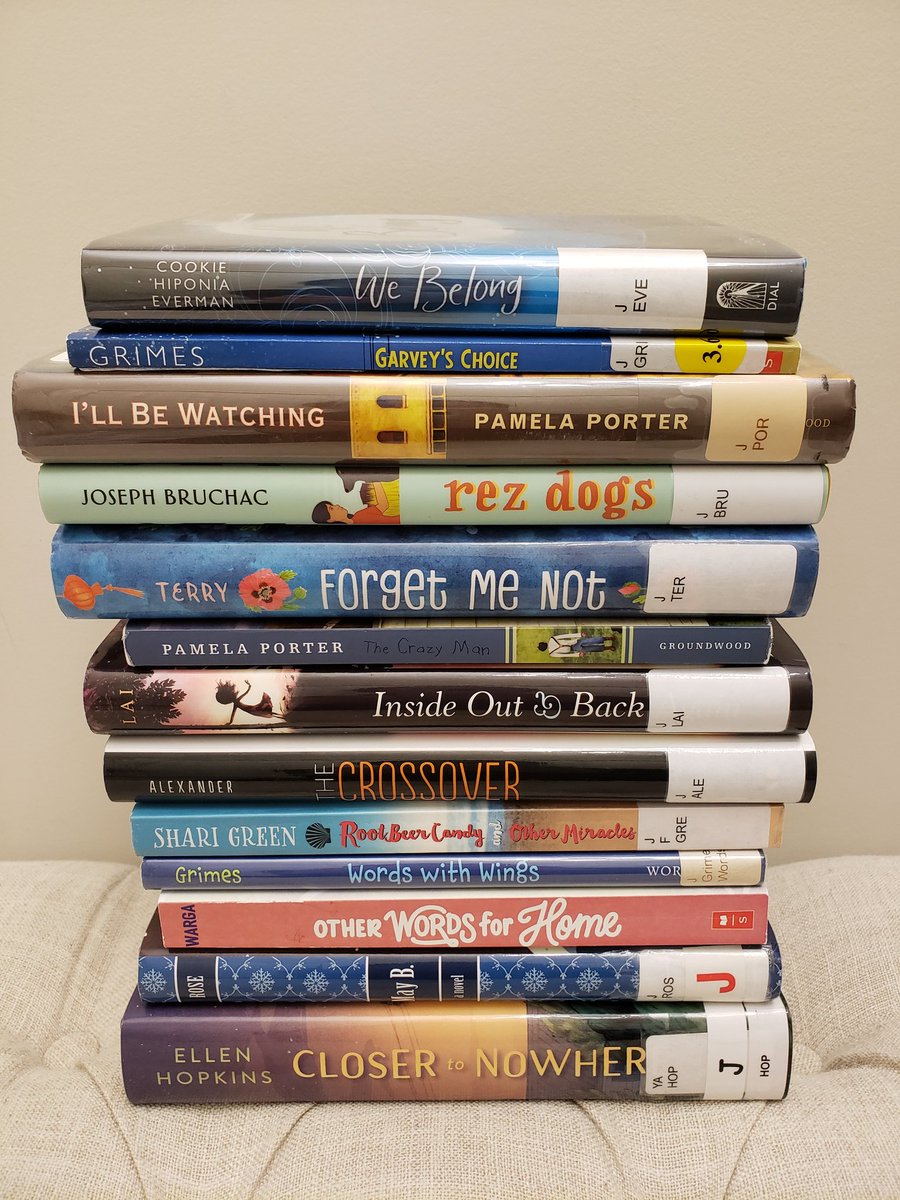 I have been reading many verse-novels over the past few years and I am excited to share my favourites <a href="/ESTCA_ata/">ESTCA_ata</a> next week! So many powerful and rich stories for classroom read alouds, literature circles or for student independent reading. Excited to share! <a href="/NLATA15/">Northern Lights ATA Local #15</a>