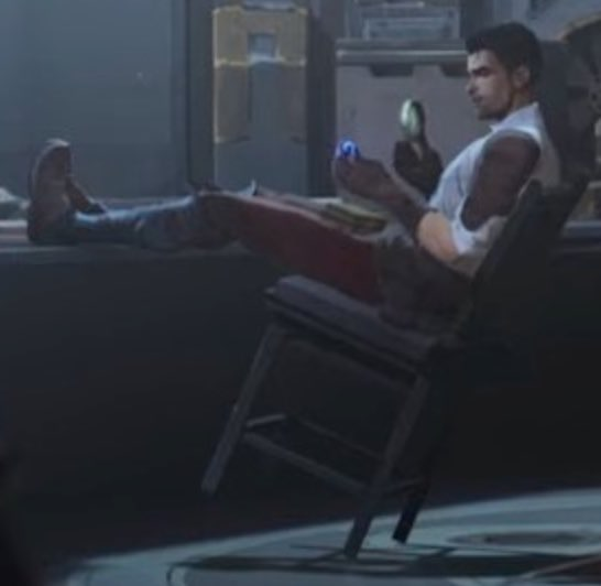 sushiisiu's tweet photo. How many times do you think he's fallen from leaning back on his chair like that https://t.co/QCnq1MMHOA
