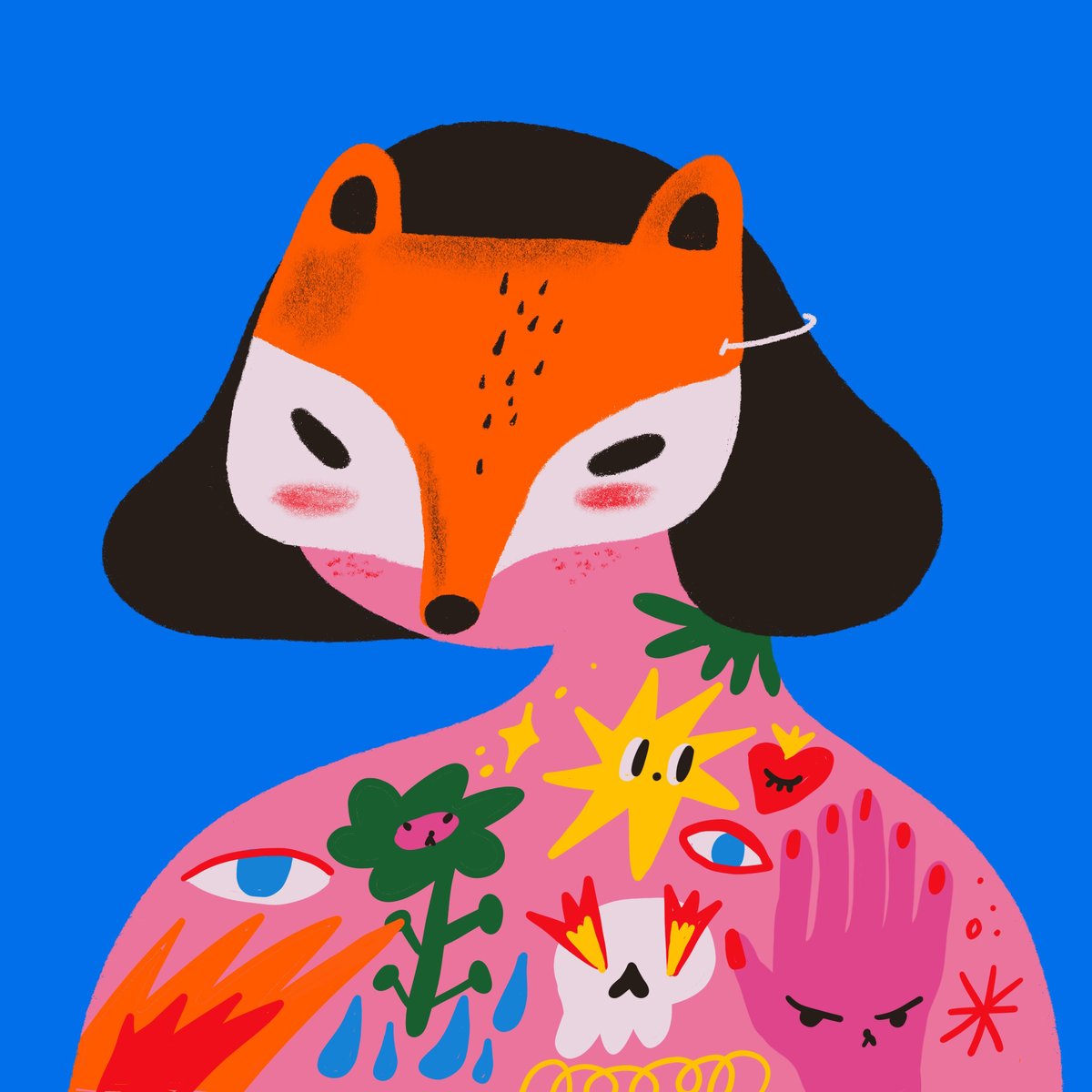 #newprofilepic The girl and the fox 🦊
#liunic #illustration