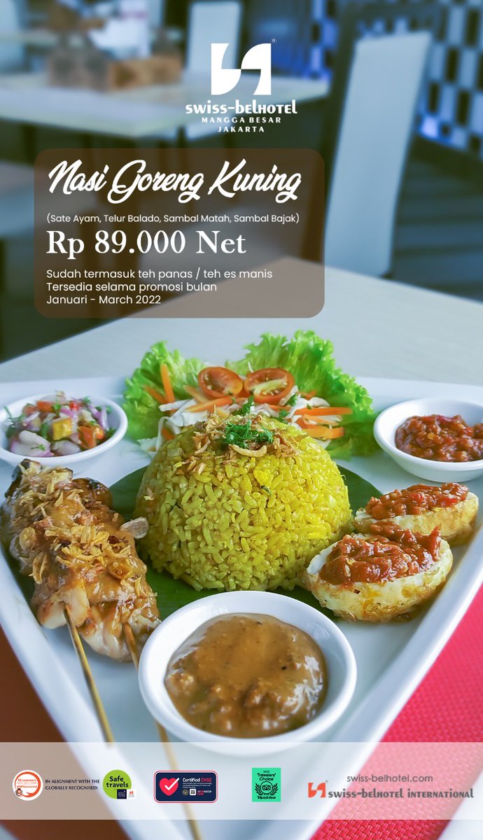 Manjakan selera dan lidah anda bersama rekan bisnis atau orang-orang terkasih dengan Perjalanan Kuliner Indonesia yang nikmat, khusus disiapkan oleh tim Culinary kami.

#food
#foodporn
#foodie
#yummy
#delicious
#jakartahotel
#swissbelhotel
#swissbelhotelmanggabesar