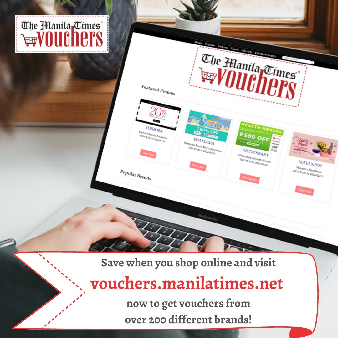 TheManilaTimes's tweet photo. SHOP now using The Manila Times vouchers!
Visit https://t.co/7Odjx7V4eV and choose from over 200 merchants.
#TheManilaTimesxFindShare #FindShare #TheManilaTimesVouchers https://t.co/LXPVWf1XP5