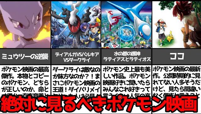 ポケットモンスター ダイヤモンド パール ディアルガvsパルキアvsダークライ の評価や評判 感想など みんなの反応を1週間ごとにまとめて紹介 ついラン