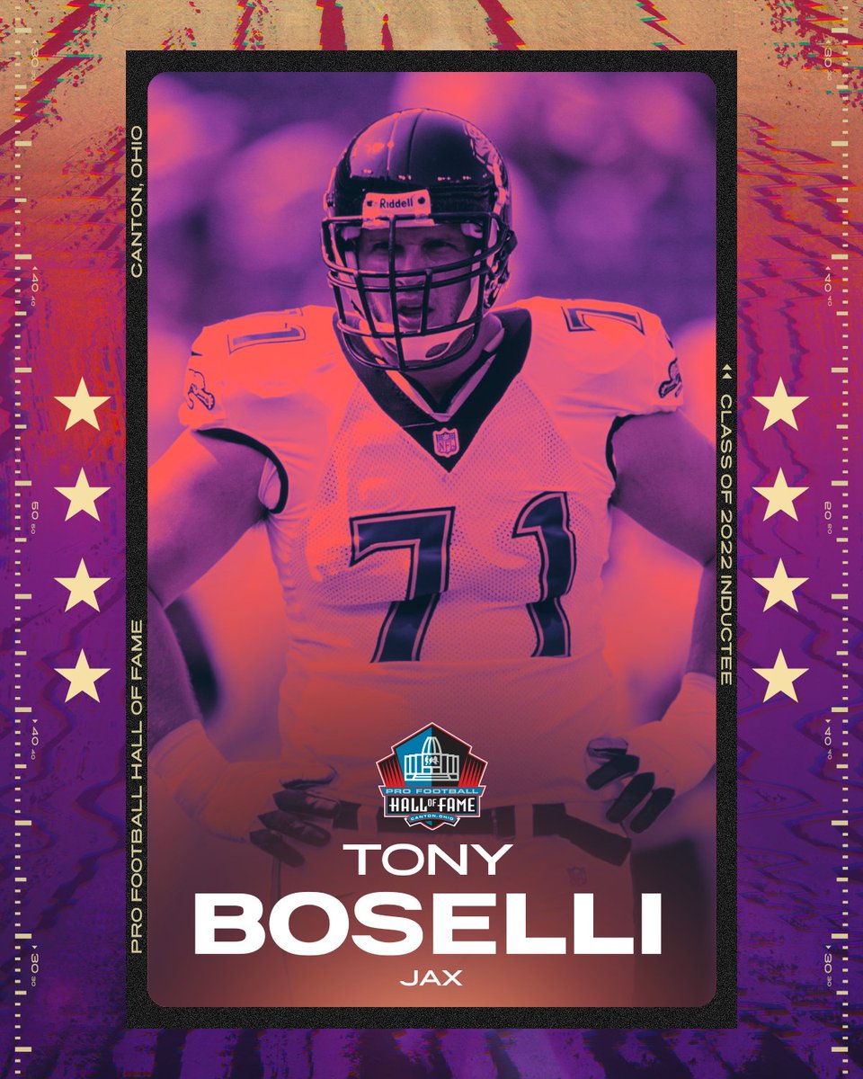 NFL's tweet photo. Tony Boselli: @ProFootballHOF Class of 2022! #PFHOF22 

(by @UberEats) https://t.co/fWsS5iB0IL