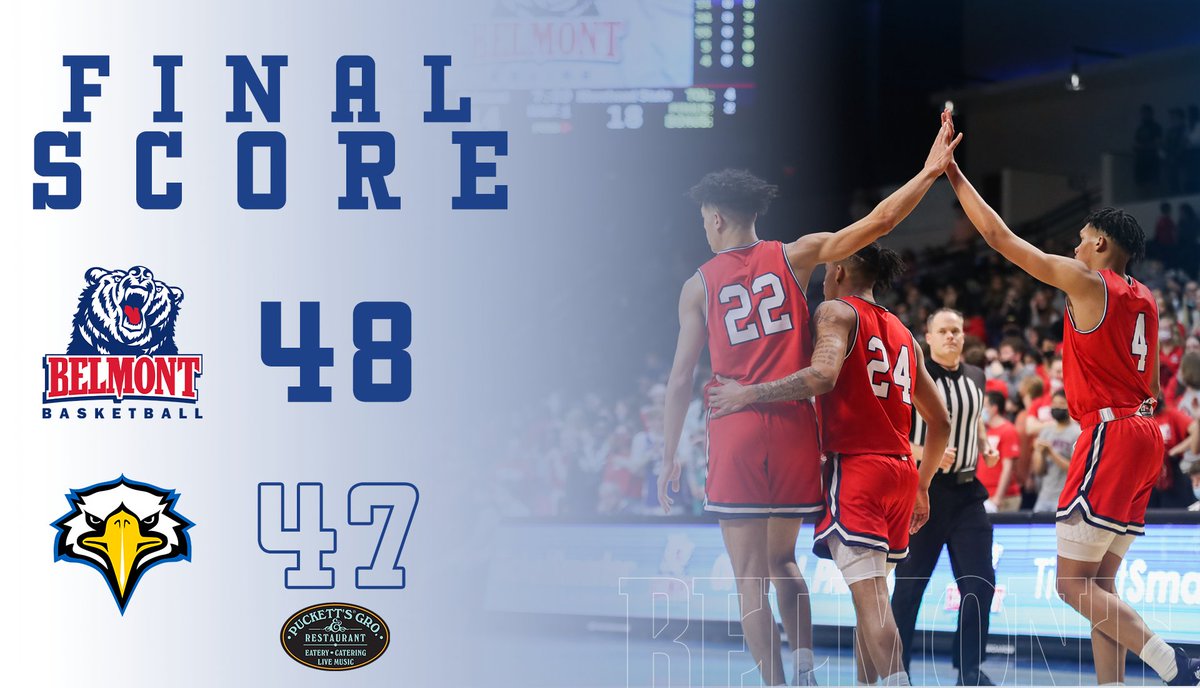 BelmontMBB's tweet photo. 𝐂𝐔𝐑𝐁 𝐒𝐓𝐎𝐌𝐏𝐄𝐃

The Bruins defeat the Eagles by ☝️ 

😅😅😅

#ItsBruinTime https://t.co/LerL5aCLaf