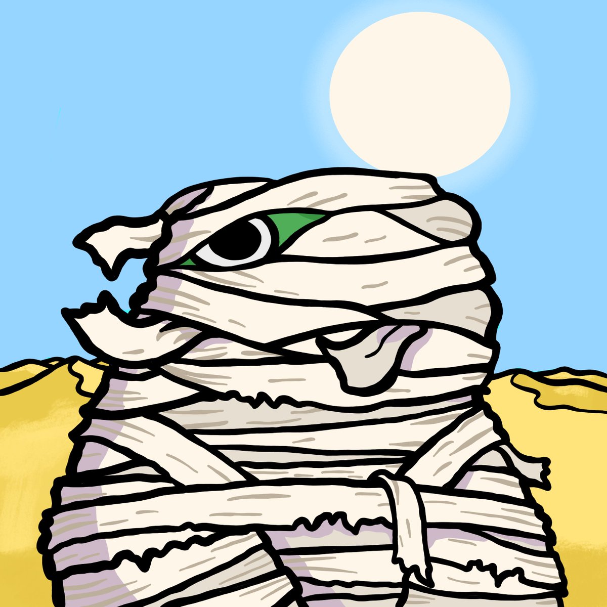 tropical_frog's tweet photo. The mummy frog 🐸 returns this spring in our new NFT collection 

#NFT #NFTCollection #NFTs #LFGrow #NFTProject https://t.co/QCmBwEvHz0