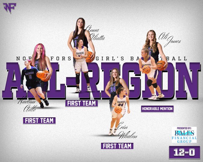 NoFoBball's tweet photo. Congratulations to our Lady Raiders that were nominated for the 6-AAAAAAA All-Region team! 

@haelimadle @Anna_Gliatta @erinlwhalen24 @alijones381 https://t.co/3LLjyZDbBM