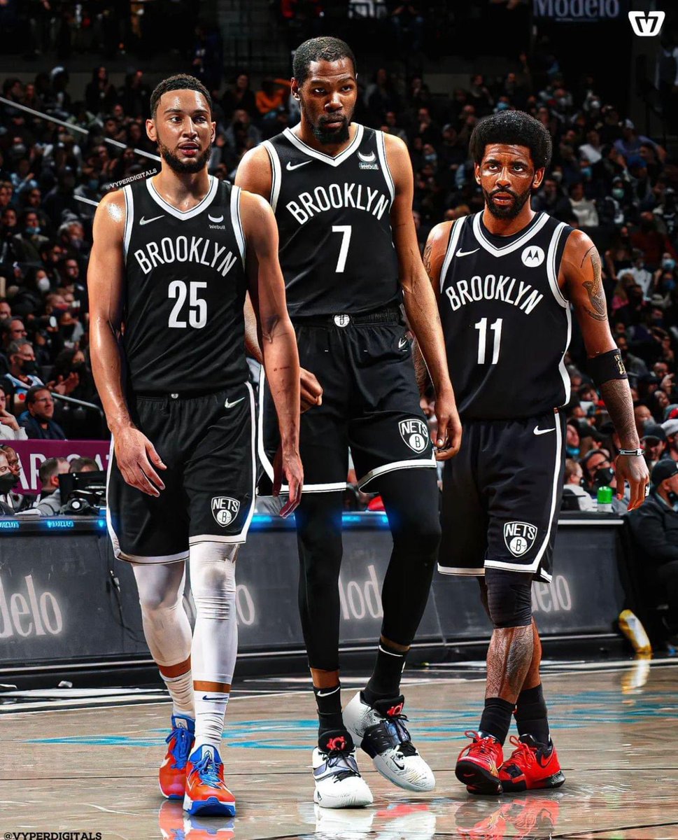 The rotation when everybody is back and healthy:

PG: Kyrie Irving 
SG: Seth Curry
SF: Kevin Durant 
PF: Ben Simmons
C: Lamarcus Aldridge 

Bench
PG: Patty Mills
SG: Cam Thomas
SF: Joe Harris
PF: Nic Claxton
C: Andre Drummond 

I just want to have our whole team healthy.