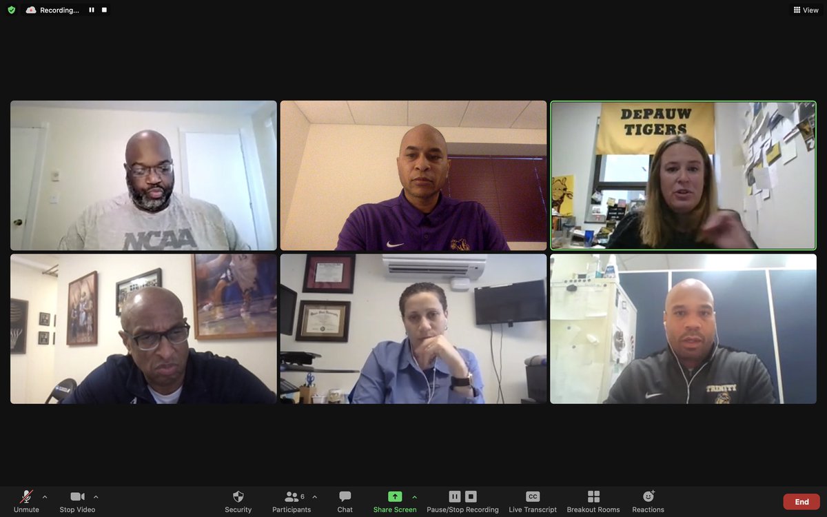 CoachTommyV's tweet photo. I am simply SPEECHLESS!!!!! @TigerPrideAD Stevie Baker-Watson with a MASTERCLASS on leadership, running a program, and a whole bunch more!! Thank you for spending the time with us today!!
Stronger TOGETHER!!
#StrengthInNumbers
#NESCACCoachesOfColor
#WhoNOTHow
#ILoveThisGroup https://t.co/lPVhVCxJuz