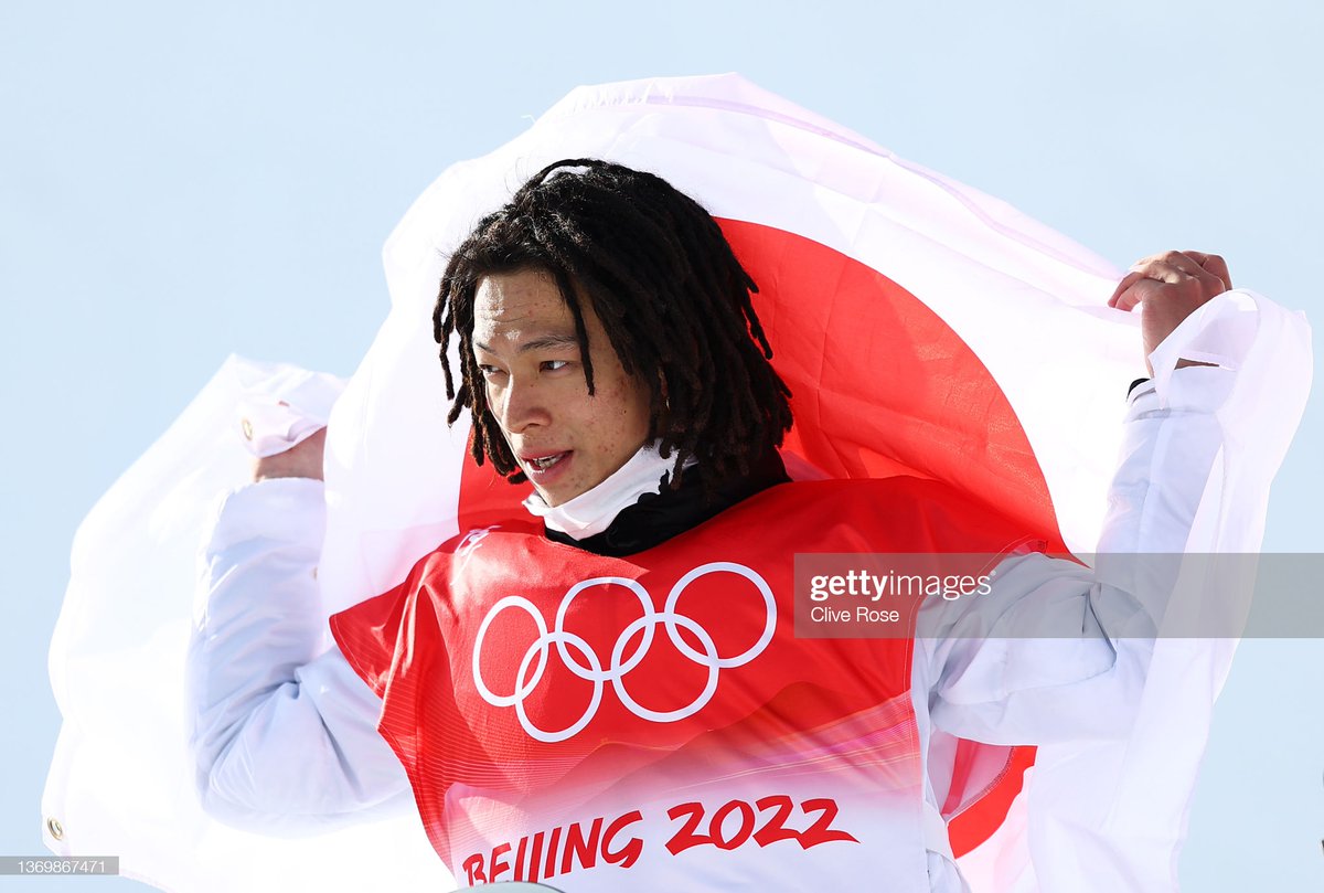 GettySportJPN's tweet photo. スノーボードハーフパイプ #平野歩夢 選手✨🥇✨
📷: Clive Rose
#Beijing2022  #オリンピック https://t.co/gtKnau5s9y