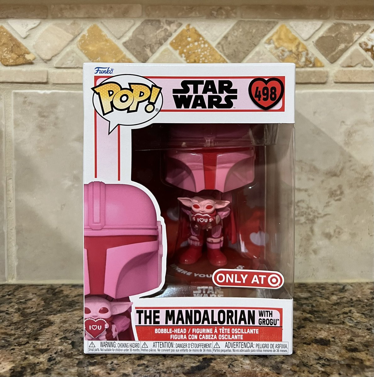 Target run and done - Picked up the Valentines Mandalorian with Grogu! . Hitting stores now. DPCI: 323-01-8651. TCIN: 82736129. . #TheMandalorian #Grogu #BabyYoda #Valentines #Collectibles #Funko #DisTrackers