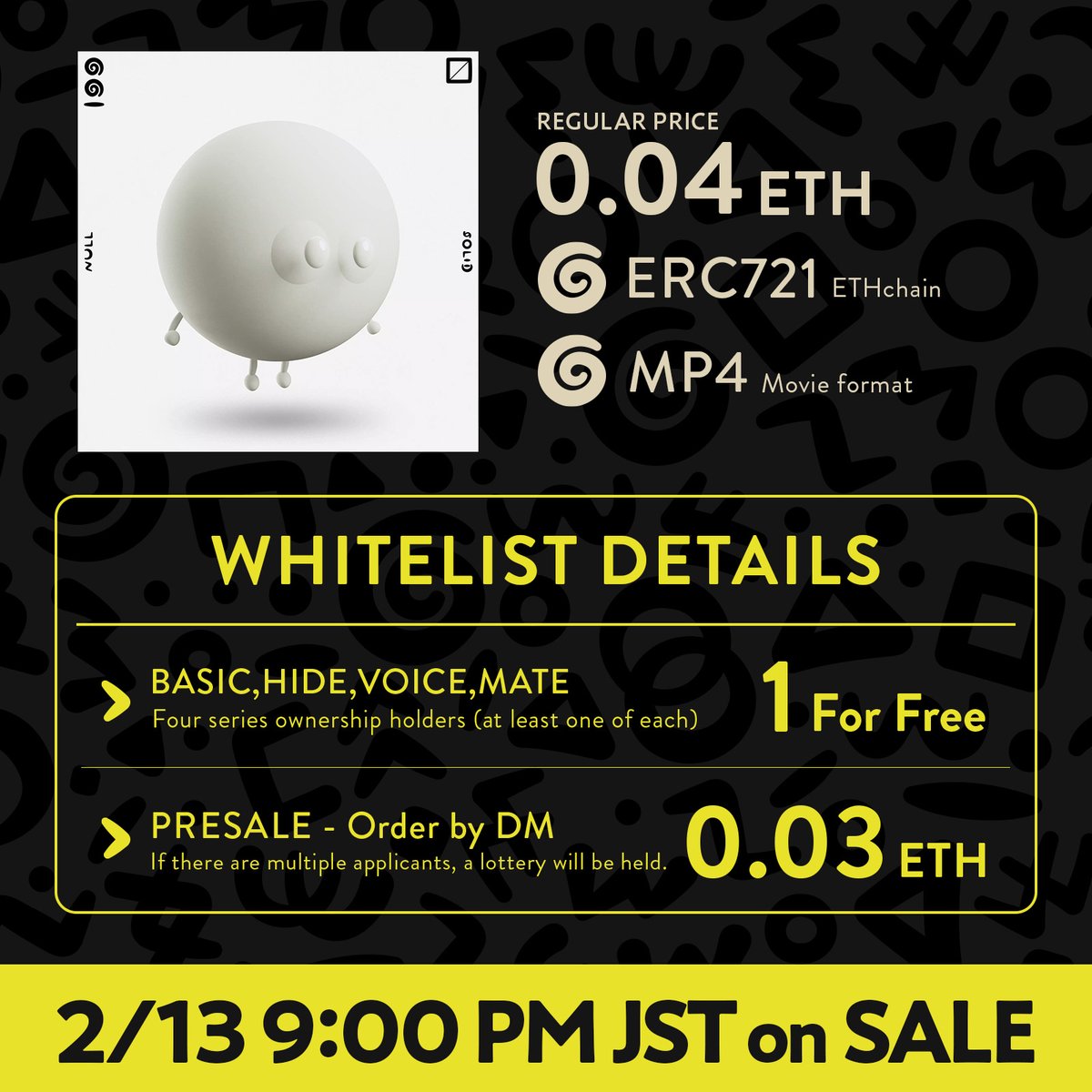 otograf_jp's tweet photo. ----
It's time to start!!!!

MIMI Season 2
🔸2/13 21:00 LIST JST
🔸ERC721 ETHchain

Presale order and
any questions are welcome via DM !!!!
----

#MIMIMATES https://t.co/XU2uz8VvZF
