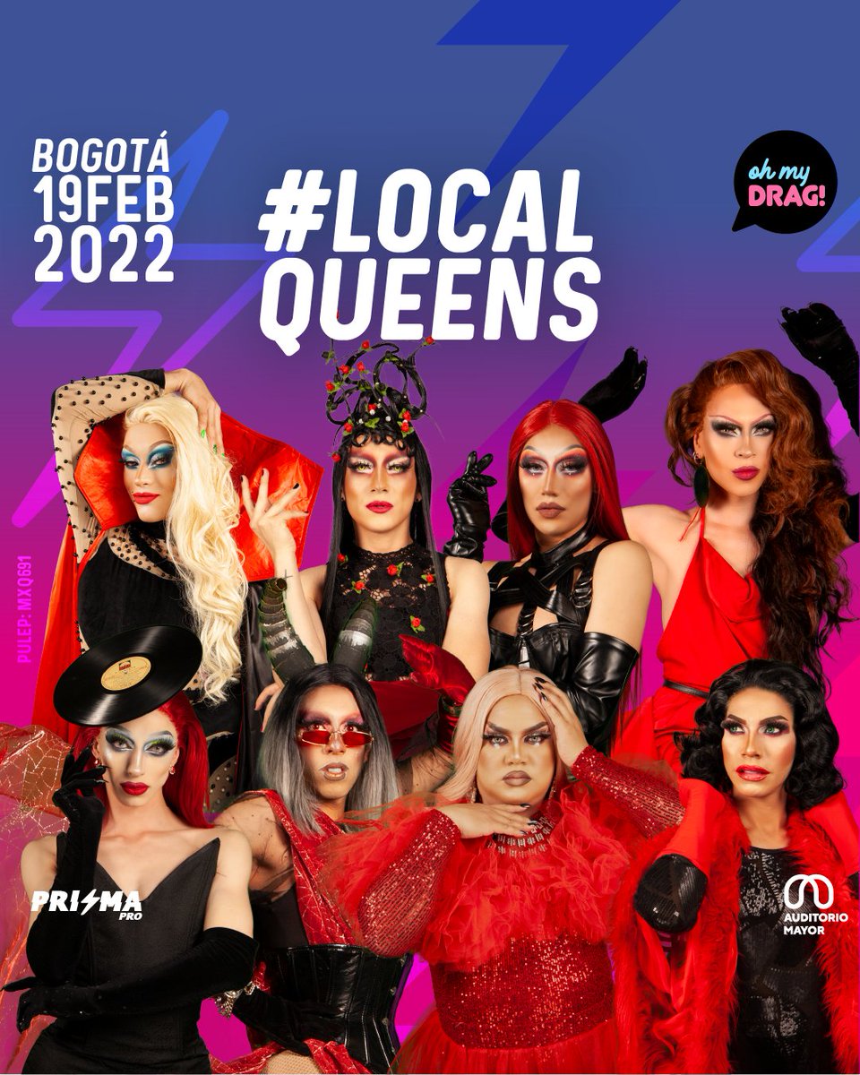 ohmyDRAG's tweet photo. Category is... #LOCALQUEENS! 🤩✨
Les presentamos al increíble grupo de reinas encargadas de los shows locales, que junto a los bailarines, los harán vibrar de emoción en nuestra próxima fiesta. #ohmyDRAG #supportyourlocalqueens https://t.co/FVTmYOwPNq
