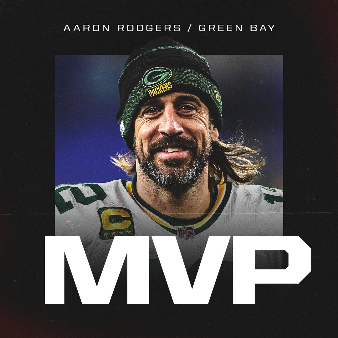 espn's tweet image. 🏆 MVP 🏆 

Aaron Rodgers takes home the hardware‼️