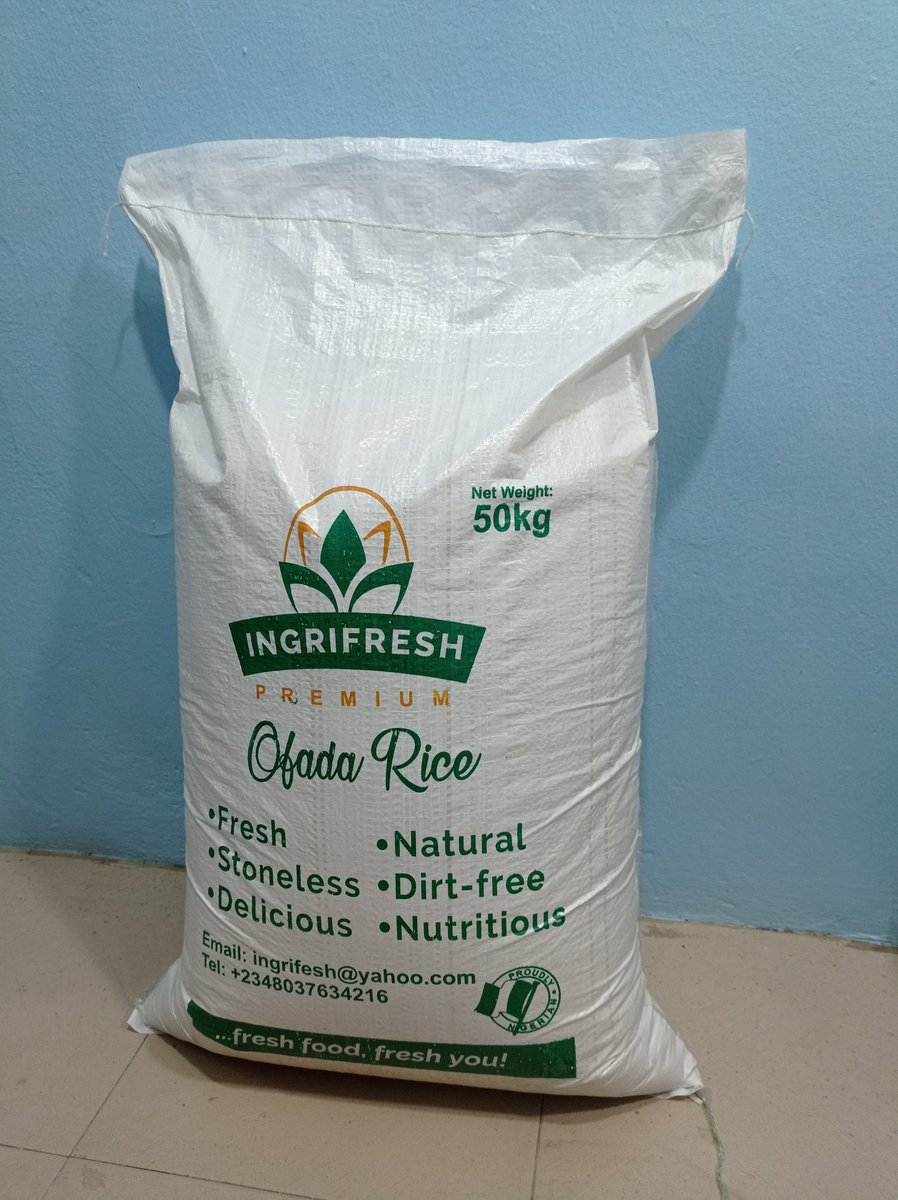 IngrifreshNG's tweet photo. Get your stoneless and chaff less whole #ofada #rice from @IngrifreshNG today. #Free #delivery nationwide available!!! https://t.co/uCE8soah5v