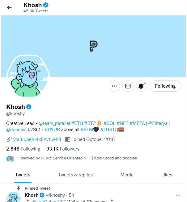 AnothrRealm's tweet photo. @khoshy followed from the 1st time 👍
#teamkhosh https://t.co/hwqQe8Hgbh