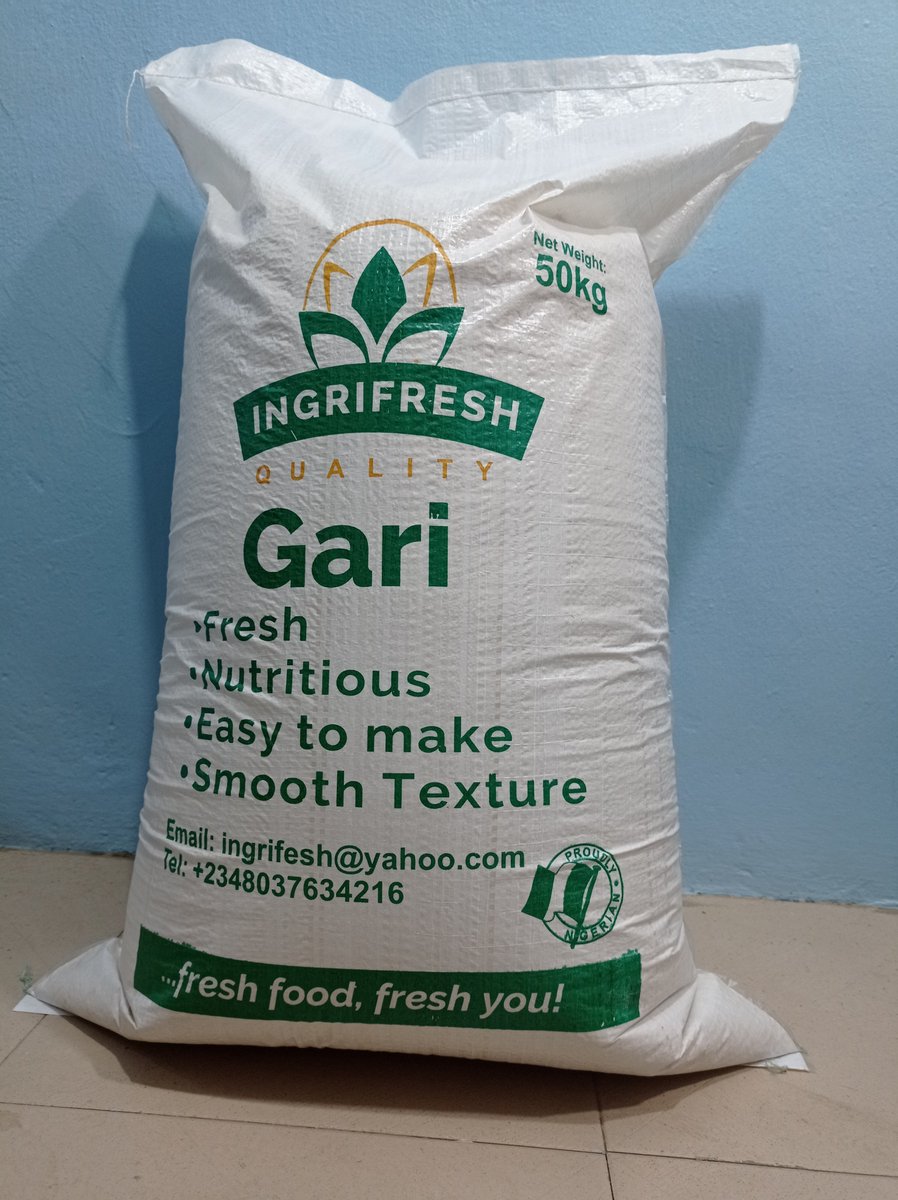 IngrifreshNG's tweet photo. #Fresh, #Crunchy and sand free #IngriFresh #garri at the best market rate. Nationwide supply and delivery available!!! https://t.co/S9heWsXgO1