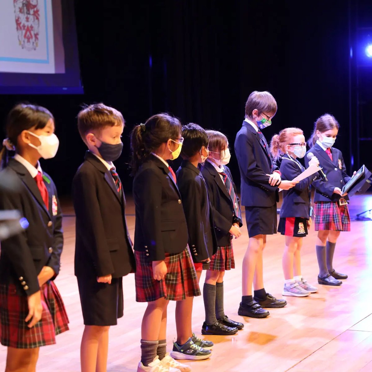 DCSG_Dulwich's tweet photo. We popped over the Junior School Assembly this week where the theme was #Sustainability! 🍃 @Mr_D_Evans, the Sustainability Lead, and Sandeep Singh, Head of Operations, give a wonderful presentation about various efforts DCSG has been taking to make sustainability our everyday! https://t.co/wxDGIMFuy4