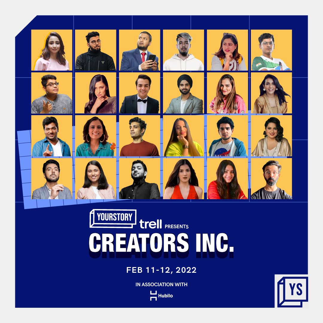 YourStoryCo's tweet photo. 🚨 YourStory's Creators Inc. Conference is now LIVE

Watch India's top content creators from across industries and regions rewrite the very definitions of entrepreneurship, entertainment, experience, and education.

Join us now: https://t.co/Bd1mSzKnXu

@TrellApp @Hubiloconnect https://t.co/LPNJey33mg