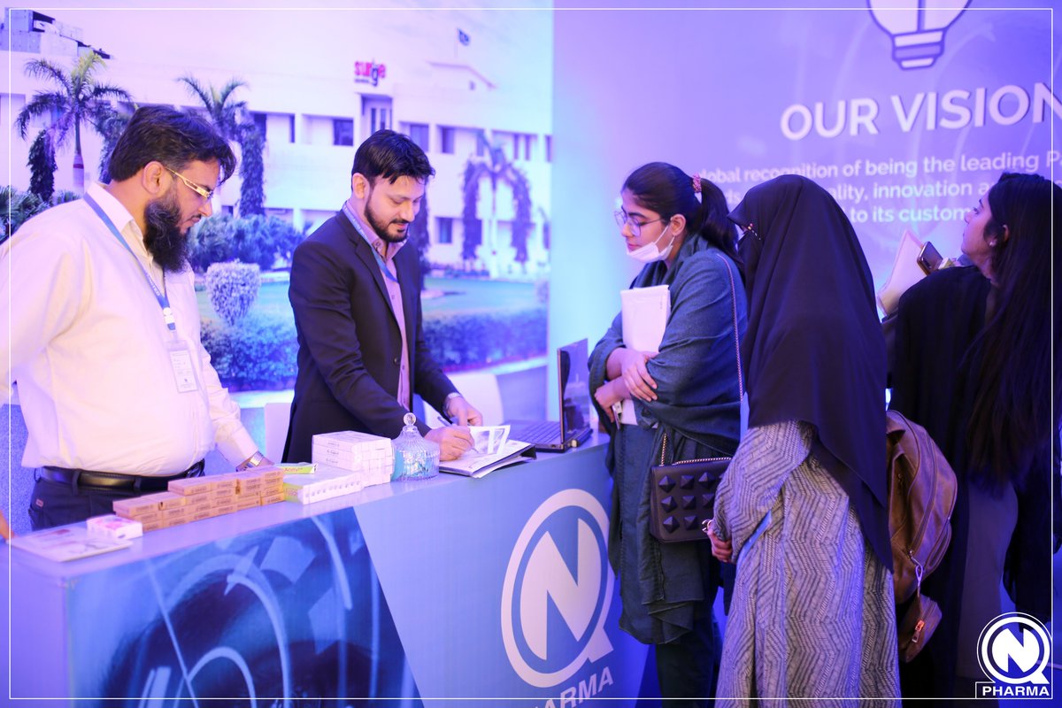 NabiqasimPvtLtd's tweet photo. We are pleased to be a part of the Karachi University Annual Pharma Career Fair 2022. We are overwhelmed by the tremendous response of students who showed up and expressed their interest in becoming a part of #NabiqasimIndustries.
#kuapc #YourHealthOurDevotion https://t.co/H9Jv5yIVae