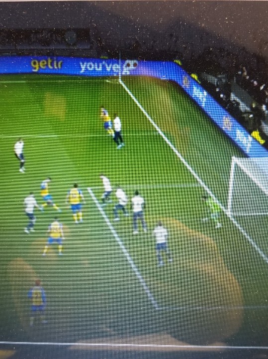 BothKneesDown's tweet photo. @Spurs_fl @AlasdairGold @RobGuesty I listened to the recent pod and, when you were talking about defensive deficiencies, I have felt we still struggle with marking people, not space, when our defenders track back into the box. Case in point, see my pic of goal #1. Thoughts? https://t.co/FnbDbO4jRB