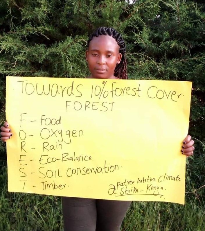 patriciakombo's tweet photo. School strike week 102
#FridaysForFuture

Humanity has no future if we do not protect &amp; restore #forest 

#UNCCDCOP15 @GretaThunberg  @fff_digital @FFFIndia @LicypriyaK @vanessa_vash @mitzijonelle @UN @ibrahimthiaw @UNCCDcso https://t.co/Br4gXUFjUe