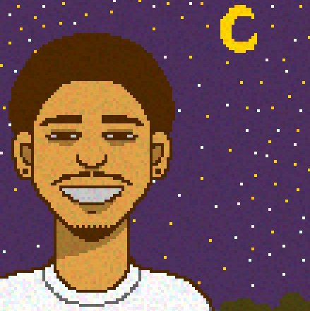 Inconstantmind's tweet photo. to treinando pixel art, eu não to aguentando pq o victor ficou muito fofo sdjkfnsknfksssnfksnfs ainda não terminei, vou fazer a gente junto, pq to fazendo uma mini animaçãozinha https://t.co/z4Nhccfrja