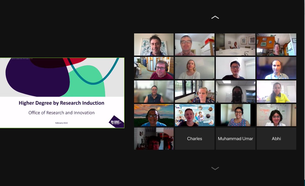 CDU_Research's tweet photo. 📸And that's a wrap! Welcome to our new #hdr students to @CDUni ! We look forward to supporting your research journey and celebrating your #research! 🙌‍🥳

Stay in touch by mentioning @CDU_Research or with #CDUResearch 

Follow @MenziesResearch @CDUniLibrary @cdu_ni @CDUni too! https://t.co/ZHDnbXim7G