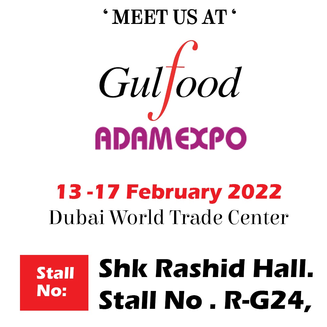 AdamExpo2's tweet photo. "Meet Us At "

 Gulf Food

Adam Expo

13-17 February 2022

At Dubai World Trade Center

Stall No. R - G24
Shk Rashid Hall

https://t.co/036VwUZCUi

 #gulffood2022  #dubaiworldtradecentre #dubailife 
#fblike #fbShare 

Follow us on 
https://t.co/M0eG9ZZoO4 https://t.co/AFHYJpOzlz