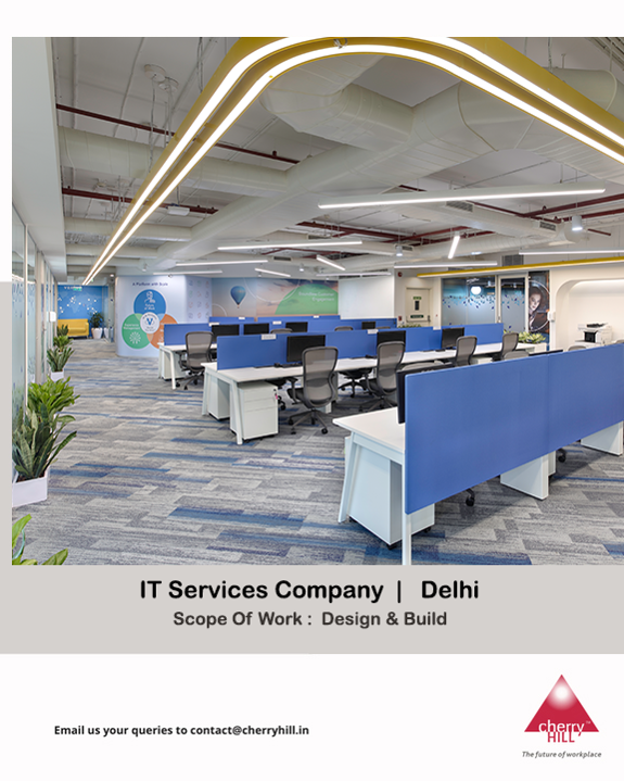 CherryHillDelhi's tweet photo. Demanding exclusivity with a dash of color this special project showcases a #classyinterior that nurtures a Futuristic & comfortable #workculture. We are extremely proud to work with our prestigious repeat clients & highly appreciate the trust provided to us. #CherryHillInteriors https://t.co/v3PvJ7MmmZ