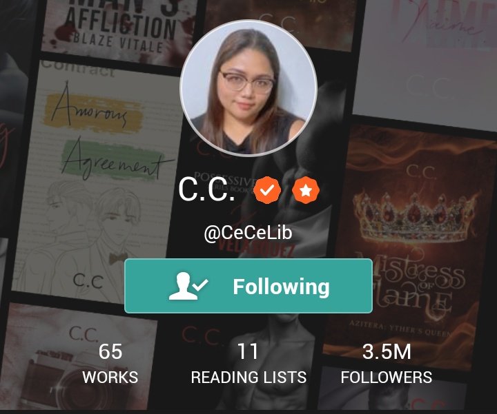 CCTrendsetter's tweet photo. Inang @cece_lib just hit 3.5 million followers on wattpad! Hopefully, we can reach 4 million before 2022 ends, because she deserves it! 🥳

#CECELIBHits3andaHalfM use this hashtag, CCbells! https://t.co/Sa6r2RXI7S